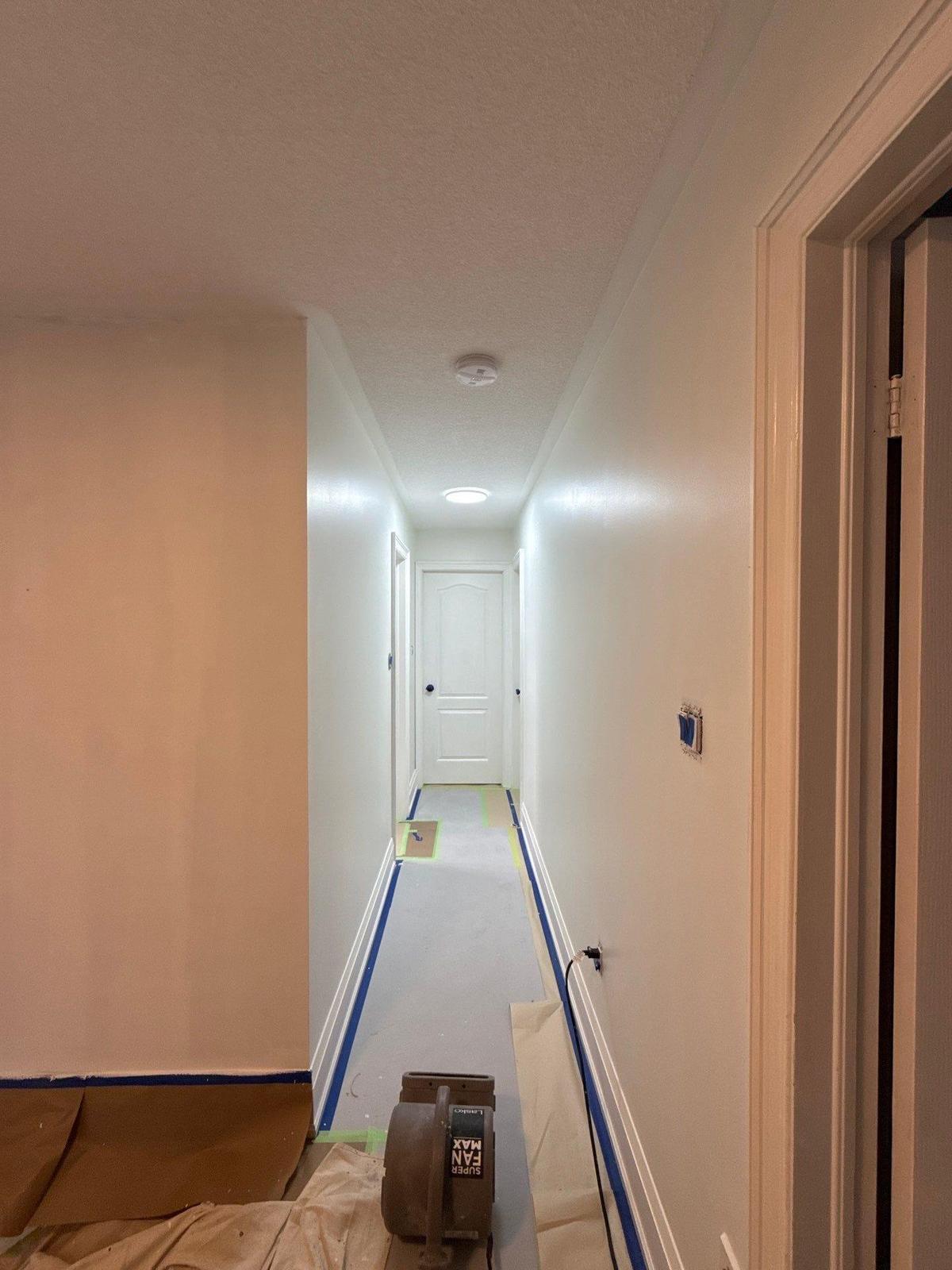 Hallway Painting project example