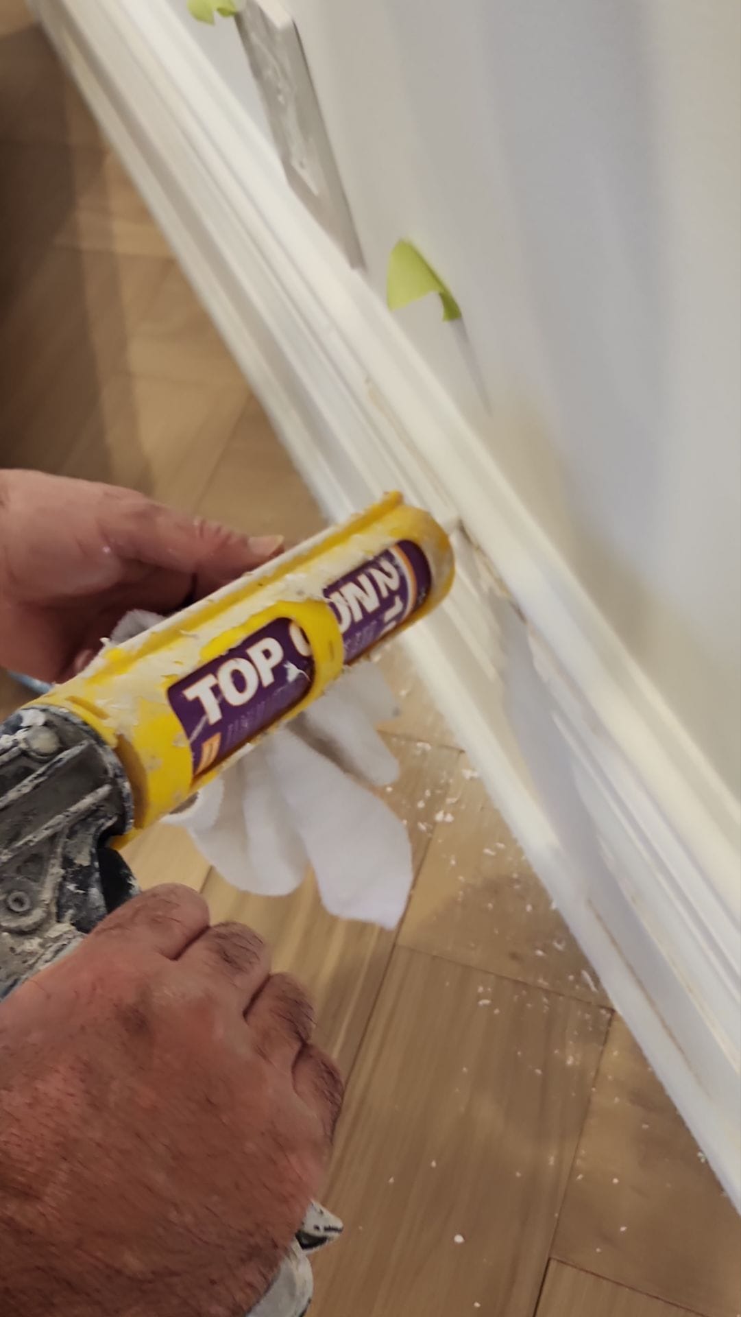 Baseboard Painting service example